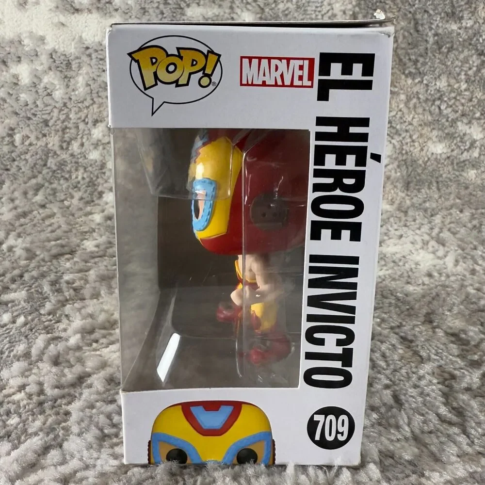 Funko Pop! Marvel Lucha Libre El Heroe Invicto Iron‎ Man Vinyl Figure #709